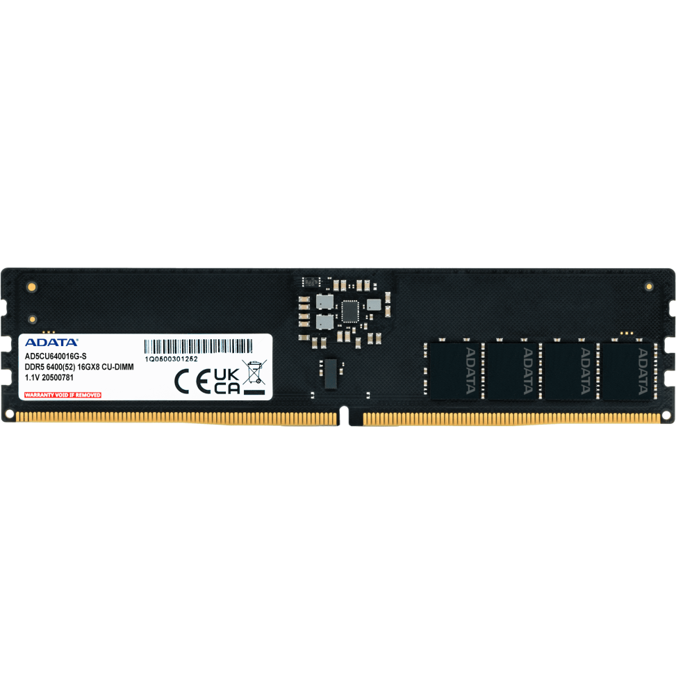 barrette-memoire-adata-cu-dimm-16gb-ddr5-6400-mhz-pc-bureau-ad5cu640016g-s.png Barrette mémoire ADATA CU-DIMM 16GB DDR5-6400 MHz - PC bureau (AD5CU640016G-S) – Image 1