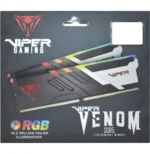 Barrette mémoire Patriot Viper Venom RGB 32GB (16GBx2) U-DIMM DDR5 6000 MHz - Pc Bureau (PVVR532G600C36K) – Image 5