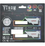 Barrette mémoire Patriot Viper Venom RGB 32GB (16GBx2) U-DIMM DDR5 6000 MHz - Pc Bureau (PVVR532G600C36K) – Image 6