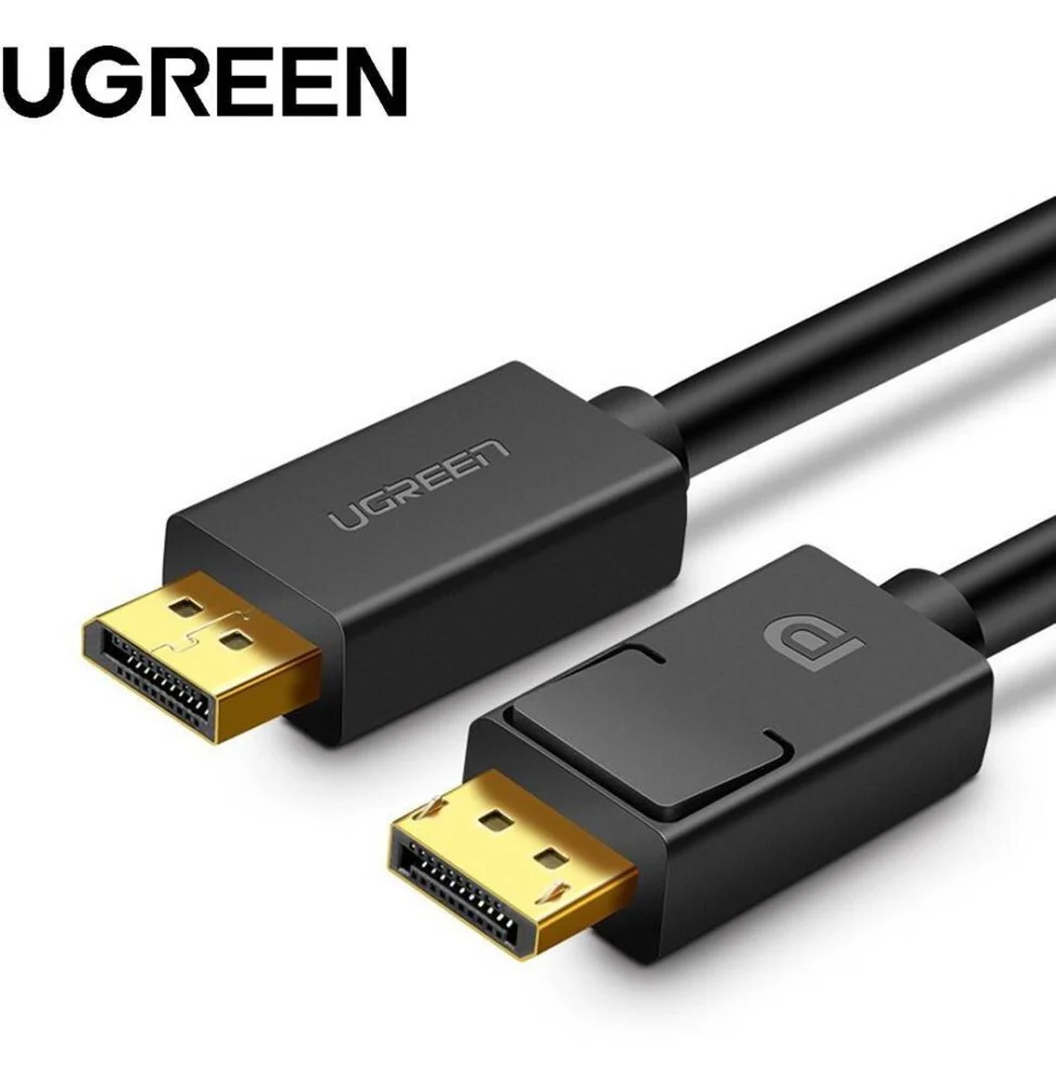 cable-ugreen-displayport-12-male-vers-male-3m-10212.webp Câble Ugreen DisplayPort 1.2 Mâle vers Mâle - 3 mètres (10212) – Image 1