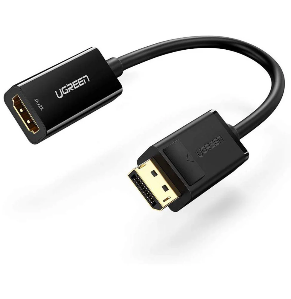 cable-ugreen-displayport-male-vers-hdmi-female-4k-30hz-40363.webp Câble Ugreen Displayport Male vers HDMI Female 4K 30HZ (40363) – Image 1