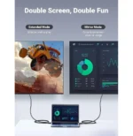 Câble Ugreen Displayport Male vers HDMI Male - 2 mètres (10202) – Image 4