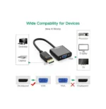 Câble Ugreen DisplayPort Mâle vers VGA Femelle Convertisseur (20415) – Image 2
