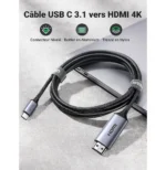 Câble Ugreen USB-C to HDMI - 1.5 mètre (50570) – Image 2