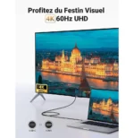 Câble Ugreen USB-C to HDMI - 1.5 mètre (50570) – Image 4