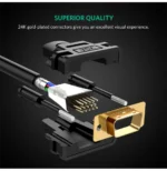 Câble Ugreen VGA Mâle vers Mâle - 2 mètres (11646) – Image 6
