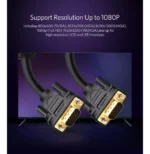 Câble Ugreen VGA Mâle vers Mâle - 3 mètres (11631) – Image 3