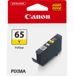 Canon CLI-65Y Jaune - Cartouche d'encre Canon d'origine (4218C001AA)