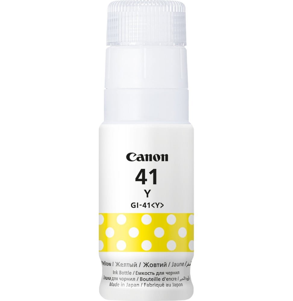 canon-gi-41y-jaune-bouteille-dencre-canon-dorigine-4545c001aa.jpg Canon GI-41Y Jaune - Bouteille d'encre Canon d'origine (4545C001AA) – Image 1
