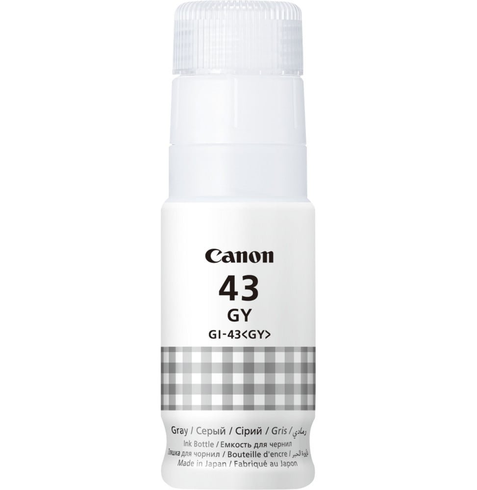 canon-gi-43gy-gris-bouteille-dencre-canon-dorigine-4707c001aa.jpg Canon GI-43GY Gris - Bouteille d'encre Canon d'origine (4707C001AB) – Image 1