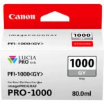 Canon PFI-1000 GY Gris - Cartouche d'encre Canon d'origine (0552C001AA)