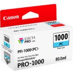 Canon PFI-1000PC Cyan photo - Cartouche d'encre Canon d'origine (0550C001AA) – Image 2