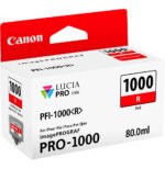 Canon PFI-1000R Rouge - Cartouche d'encre Canon d'origine (0554C001AA) – Image 2