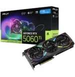 Carte graphique PNY GeForce RTX 5060 Ti EPIC-X RGB OC Triple Fan 8G (VCG5060T8TFXXPB1-O) – Image 3