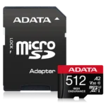 Carte mémoire ADATA 512 Go microSDXC/SDHC UHS-I haute endurance (AUSDX512GUI3V30SHA2-) – Image 3