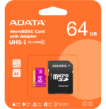 Carte Mémoire ADATA Micro SDHC Class 10 avec Adaptateur