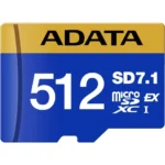 Carte mémoire ADATA Premier Extreme 512 Go MicroSDXC SD7.1 Express V30 (UD512GEX3L1-C)