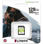 Carte mémoire Kingston Canvas Select Plus 128 Go SDXC UHS-I Classe 10 (SDS2/128GB)