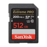 Carte mémoire SanDisk Extreme Pro SDXC UHS-I 512 Go (SDSDXXD-512G-GN4IN)