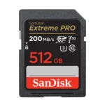Carte mémoire SanDisk Extreme Pro SDXC UHS-I 512 Go (SDSDXXD-512G-GN4IN)