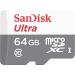Carte Mémoire SanDisk Ultra 64 Go microSDXC™ UHS-I (SDSQUNR-064G-GN3MN)