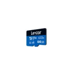 Carte microSD Lexar High-Performance 633x BLUE microSDXC UHS-I 64 Go 100MB/s (LMS0633064G-BNNNG) – Image 2