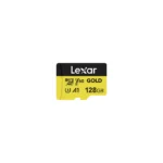 Carte microSD Lexar Professional GOLD microSDXC UHS-II 128 Go 280MB/s (LMSGOLD128G-BNNNG)
