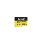 Carte microSD Lexar Professional GOLD microSDXC UHS-II 128 Go 280MB/s (LMSGOLD128G-BNNNG)