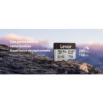 Carte microSD Lexar Professional SILVER PLUS microSDXC UHS-I 256 Go 205MB/s (LMSSIPL256G-BNANG)