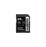 Carte SD Lexar Professional SILVER PRO SDXC UHS-II 64 Go 280MB/s (LSDSIPR064G-BNNNG)