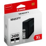 Canon PGI-2400XL BK Noir - Cartouche d'encre grande capacité Canon d'origine (9257B001AA)