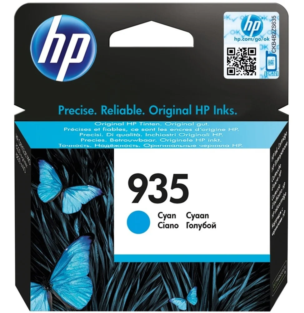 cartouche-d-encre-cyan-authentique-hp-935-c2p20ae.webp HP 935 Cyan - Cartouche d'encre HP d'origine (C2P20AE) – Image 1