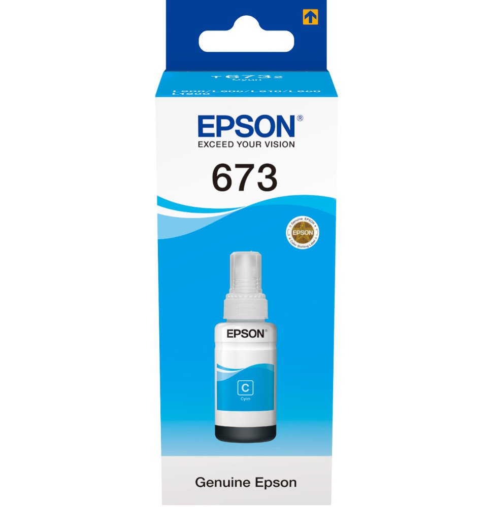 cartouche-d-encre-epson-cyan-bottle-70-ml.jpg Epson 673 C (T6732) Cyan - Bouteille d'encre Epson d'origine (C13T67324A) – Image 1