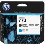 HP 773 Matte Black/Cyan DesignJet Printhead (Original)