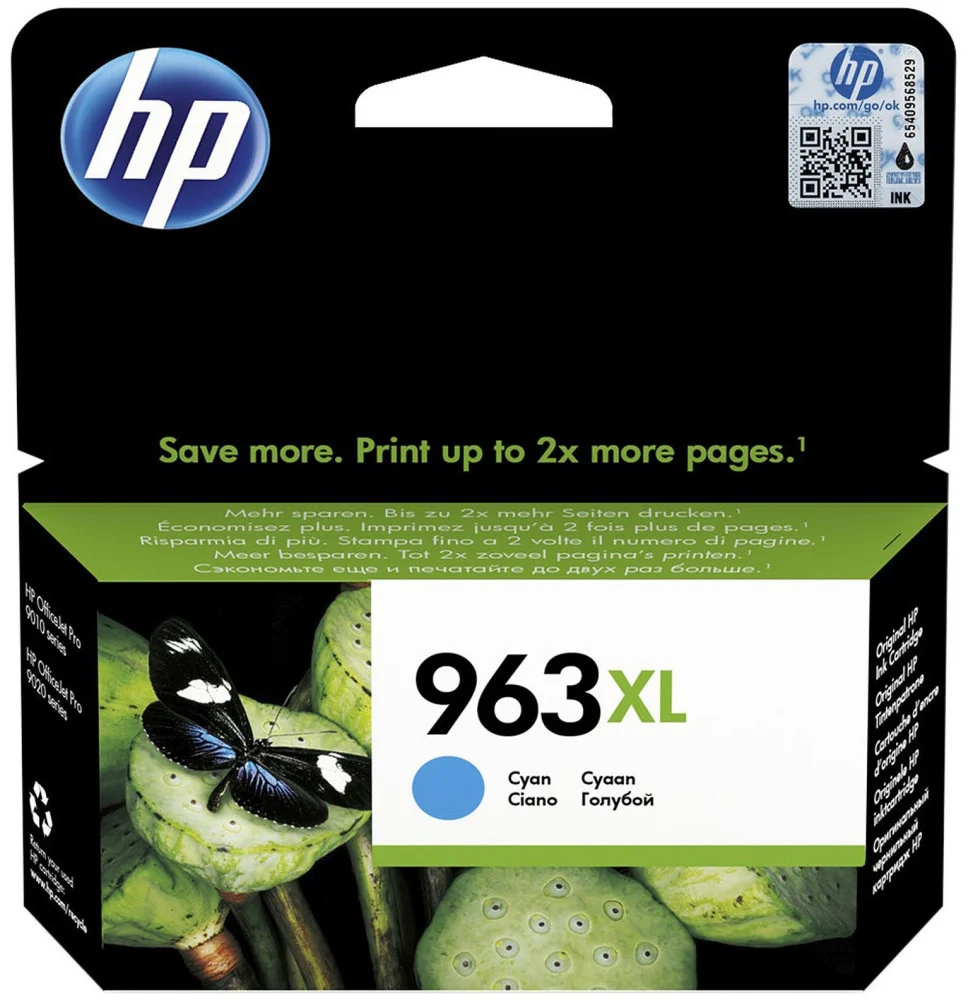 cartouche-d-encre-hp-963xl-cyan-3ja27ae.webp HP 963XL High Yield Cyan Original Ink Cartridge Pour OJ 9010/9013/9020 (Original) – Image 1