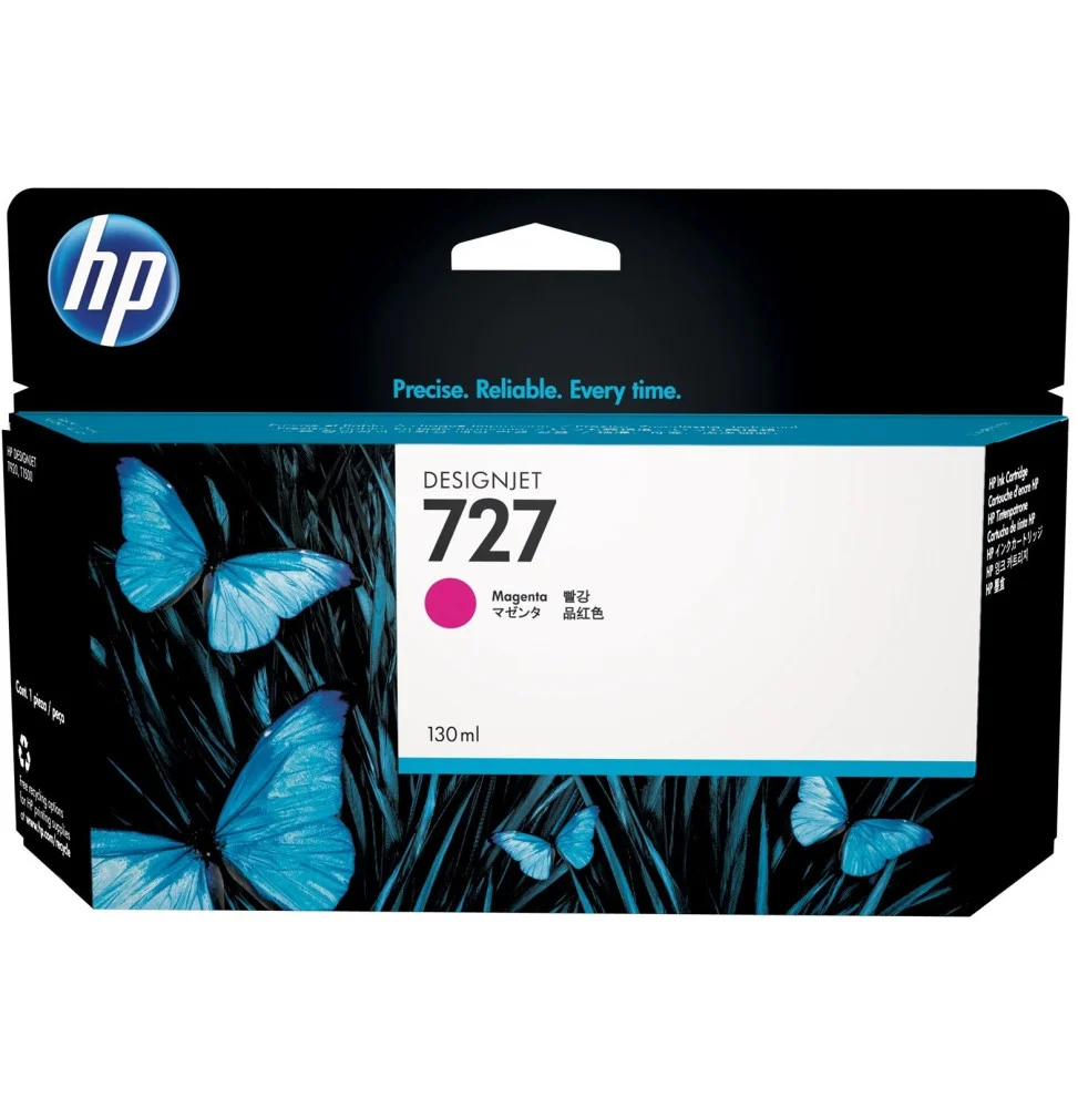 cartouche-d-encre-magenta-hp-727-designjet-130-ml-b3p20a.webp HP 727 Magenta - Cartouche d'encre HP d'origine (B3P20A) – Image 1