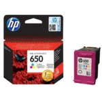HP 650 Tri-color Original Ink Advantage Cartridge (Original)