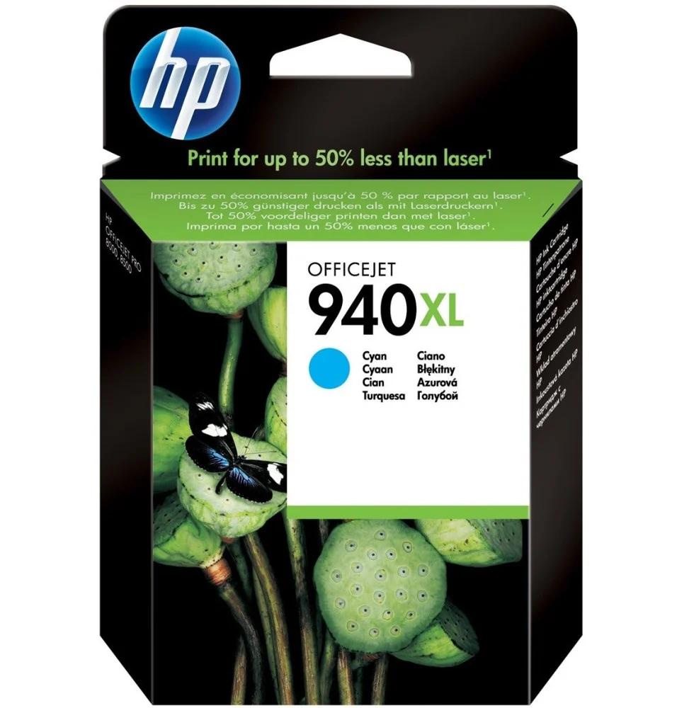 cartouche-dencre-cyan-hp-940xl-officejet-c4907ae.webp HP 940XL Cyan - Cartouche d'encre grande capacité HP d'origine (C4907AE) – Image 1
