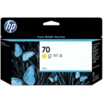 HP 70 130-ml Yellow DesignJet Ink Cartridge (Original)