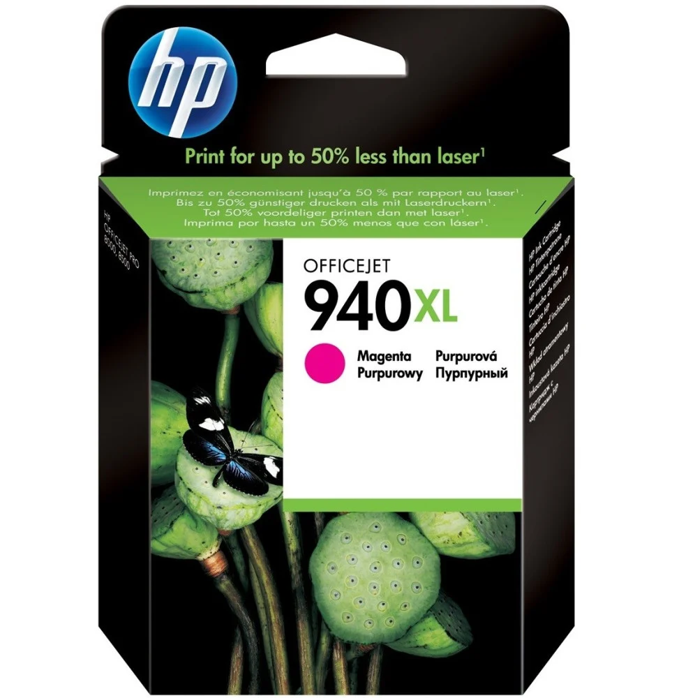 cartouche-dencre-magenta-hp-940xl-officejet-c4908ae.webp HP 940XL Magenta - Cartouche d'encre grande capacité HP d'origine (C4908AE) – Image 1