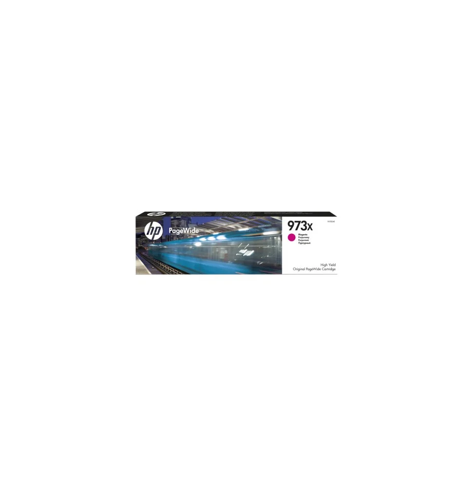 cartouche-hp-973x-pagewide-magenta-grande-capacite-authentique-f6t82ae.webp HP 973X Magenta - Cartouche PageWide grande capacité HP d'origine (F6T82AE) – Image 1