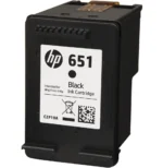 HP 651 Noir - Cartouche d'encre HP d'origine (C2P10AE) – Image 2