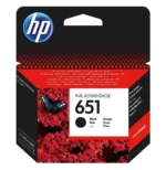 HP 651 Noir - Cartouche d'encre HP d'origine (C2P10AE)