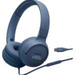 Casque Bluetooth JBL Tune 520C Bleu - USB-C (1200130023279)