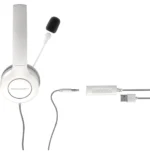 Casque Energy Sistem Office 3 Blanc - Jack 3,5 mm / USB (8432426452156) – Image 2