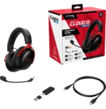 Casque gaming sans fil Bluetooth HyperX Cloud III S (A59Z0AA) – Image 7
