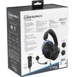 Casque-micro HyperX Cloud Alpha S HX-HSCAS-BL/WW - Jack 3,5 mm / USB (4P5L3AA) – Image 10
