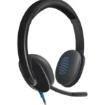 Casque Logitech H540 pour ordinateur avec microphone anti-parasite - USB (981-000480)