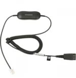 Casque-micro stéréo Jabra BIZ 2300 QD Duo Anti-Bruit + Cordon intelligent universel Jabra GN1200CC - 2 mètres – Image 4