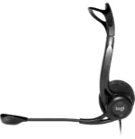 Casque Logitech 960 pour ordinateur avec microphone anti-parasite - USB (981-000100) – Image 2